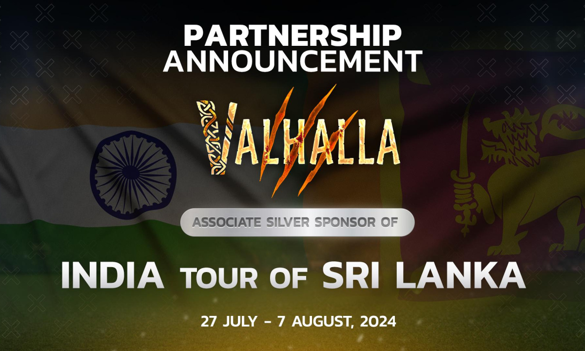 Floki's Valhalla Joins as Associate Sponsors for India's Tour of Sri Lanka