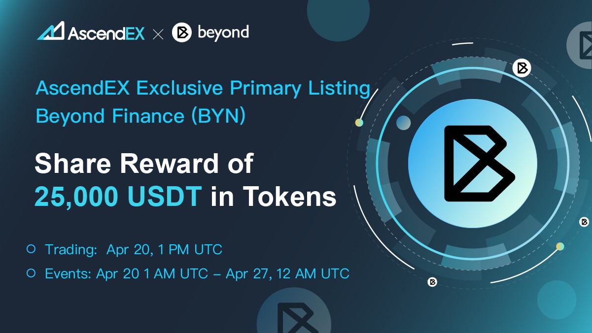 Beyond Finance Listing On Ascendex