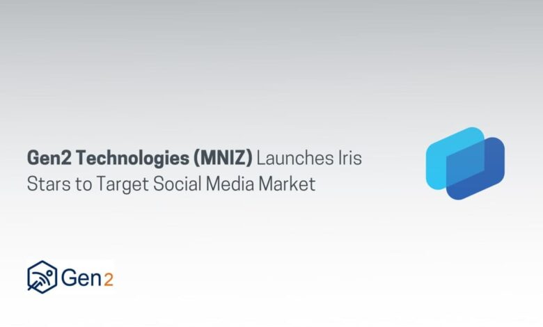 Gen2 Technologies (MNIZ) Launches Iris Stars to Target Social Media Market