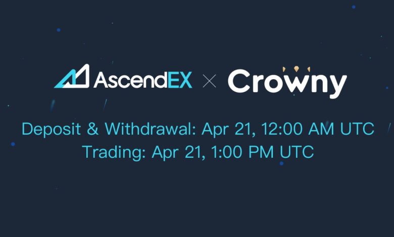 Crowny Listing on AscendEX