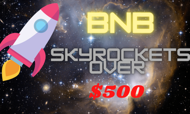 Binance Coin (BNB) Skyrockets Over $500 Reaching New ATH