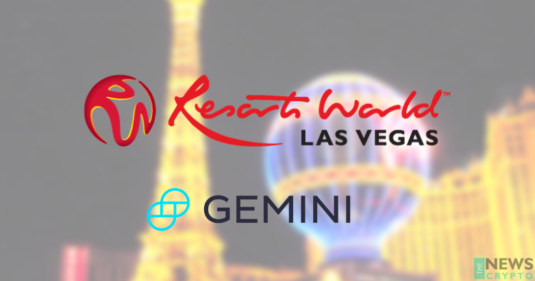 Resorts World Las Vegas Partnering With Cryptocurrency Exchange Gemini