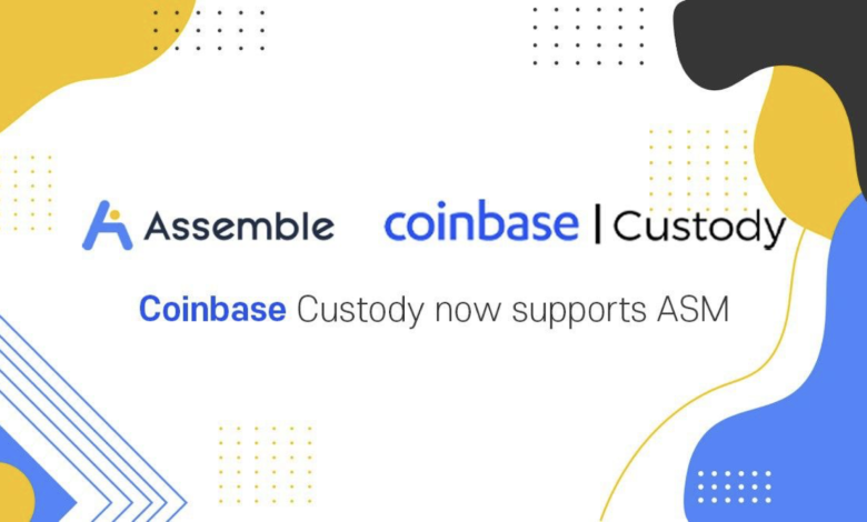 Assemble Protocol (Asm) Is Now Supported on Coinbase Custody