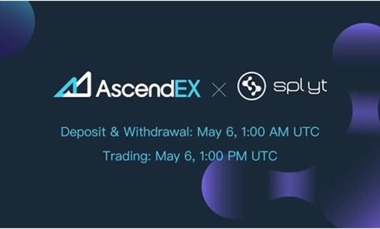SplytCore Listing on AscendEX