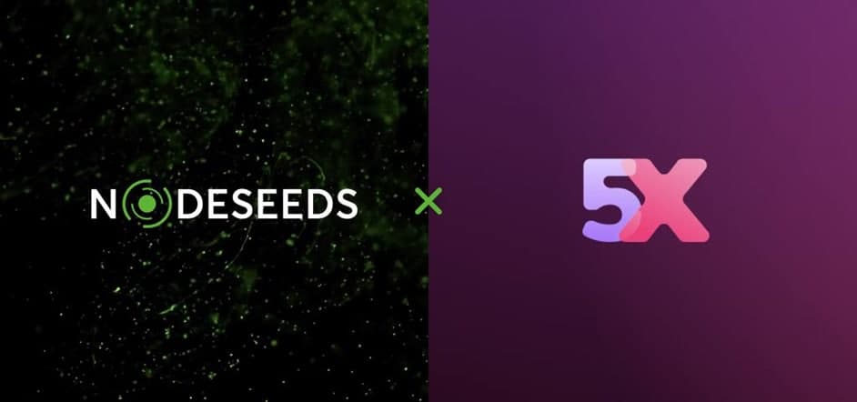 Nodeseeds reveals investment in margin trading DEX 5x.Finance