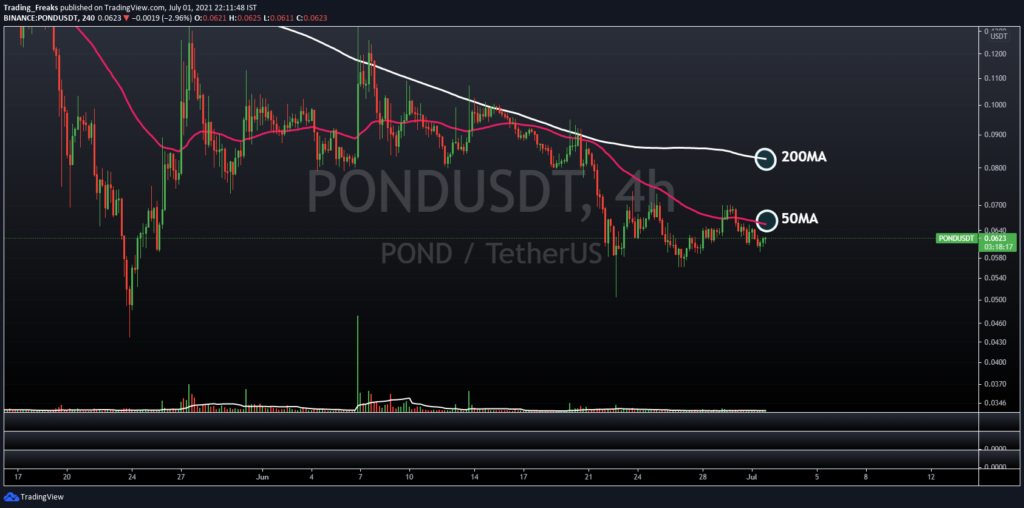 pond price crypto