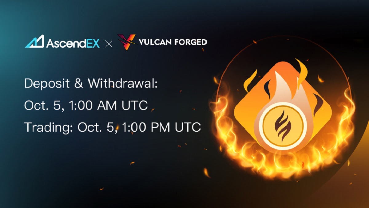 Vulcan Forged Lists on AscendEX