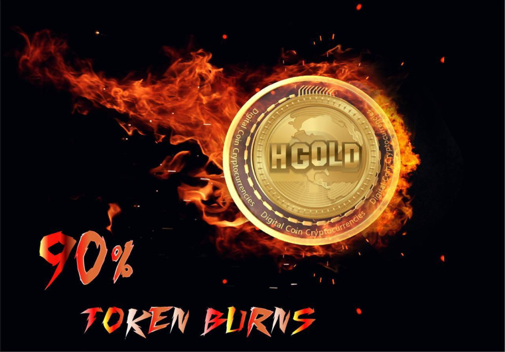 HGOLD Announces the Burning 90% of tokens