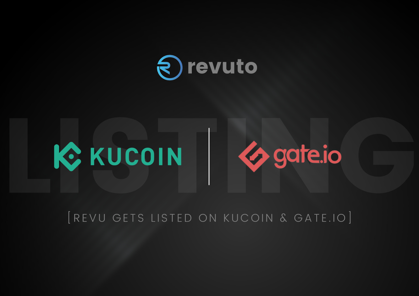 Prominent Crypto Exchanges KuCoin and Gate.io Announces Listing of Cardano Based REVU Token