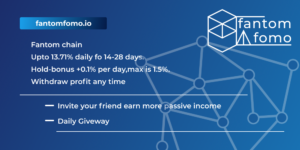 FantomFomo: Fantom Network-based Hybrid ROI DApp project