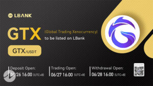 LBank Exchange Will List Global Trading Xenocurrency (GTX) on June 27, 2022