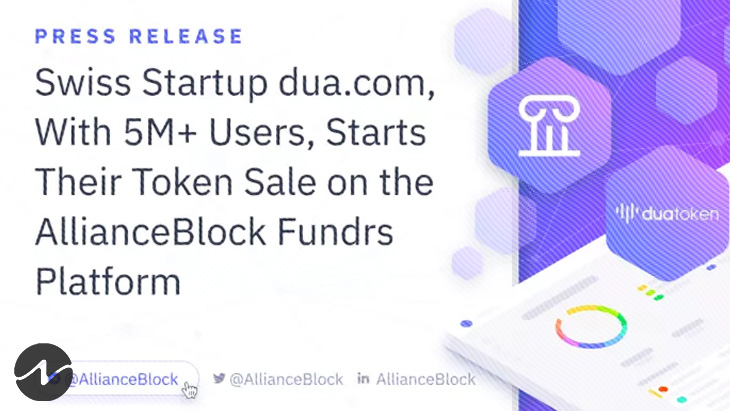 Dua.com, a Swiss Startup With 5M+ Users, Begins Token sale on AllianceBlock Fundrs Platform