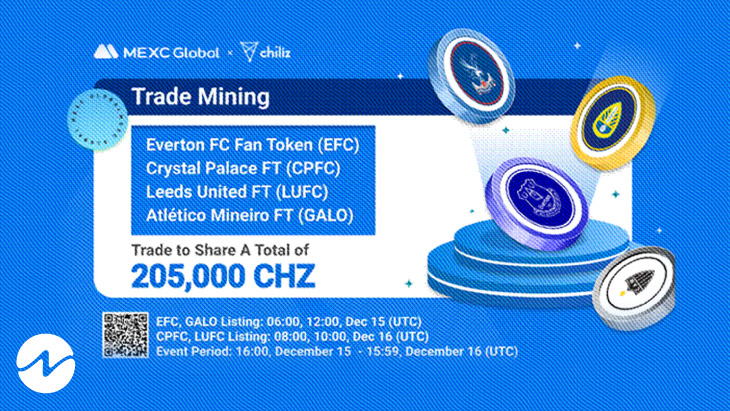 Chiliz’s Latest Series of Fan Tokens Are Listed on MEXC for the Secondary Market Expansion