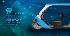 eTukTuk’s New Ambassador Program Available on Crew3 Saturday 1st April 2023!