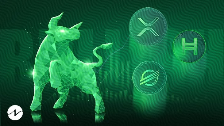 Top 3 Bullish Cryptocurrencies of the Week as per CoinMarketCap