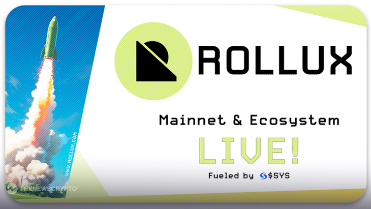 Innovative EVM Layer-2 Solution ‘Rollux’ by SYS Labs Goes Live