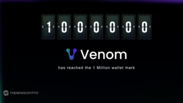 Venom Blockchain Crosses 1 Million Registered Wallets in Remarkably Short Duration