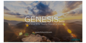 MATRIX Releases Beta Version of ‘Genesis’ Generative AI System Capable of Creating Metaverse Worlds Through Both Spoken Words and Text