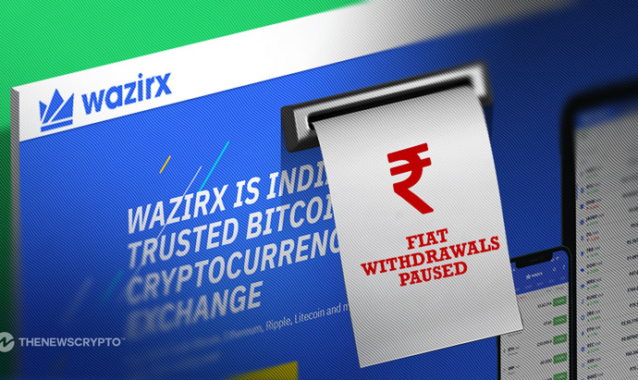Indian Exchange WazirX Halts INR Withdrawals