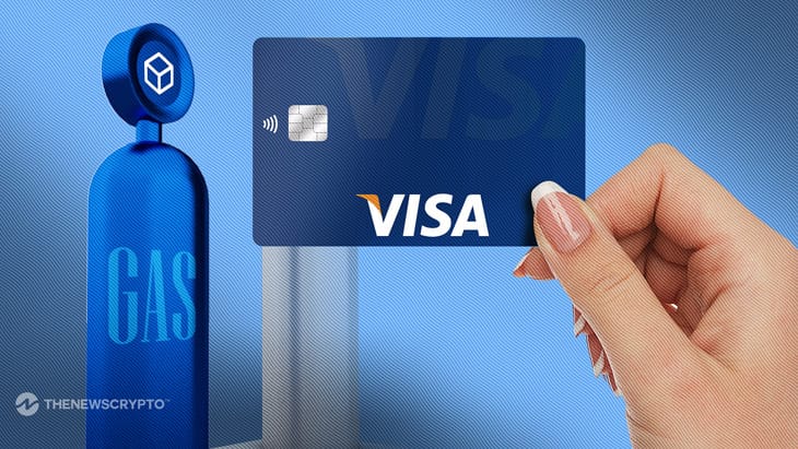 Visa Eyes გთავაზობთ ბლოკჩეინის გაზის საფასურის გადახდას Fiat-ით