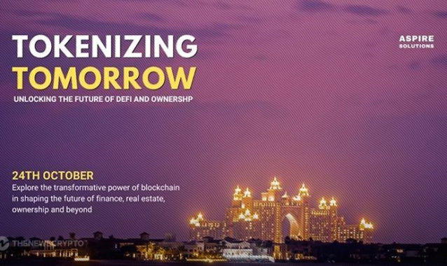 Tokenizing Tomorrow - Where the Future of Finance and Ownership Begins Dubai, UAE