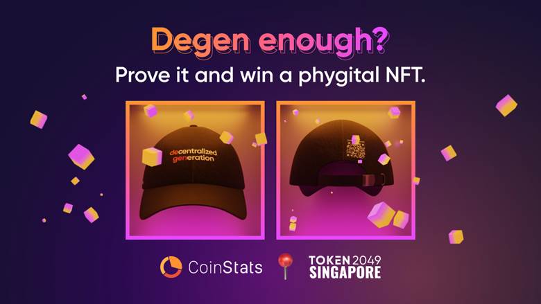 Degen Checkpoint From CoinStats at TOKEN2049 Singapore