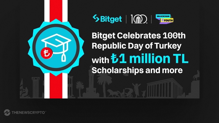 Bitget Celebrates the 100th Republic Day of Turkey with ₺1 million TL Scholarships and Activities