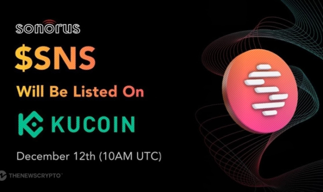 Sonorus' $SNS Token to Be Listed on Kucoin