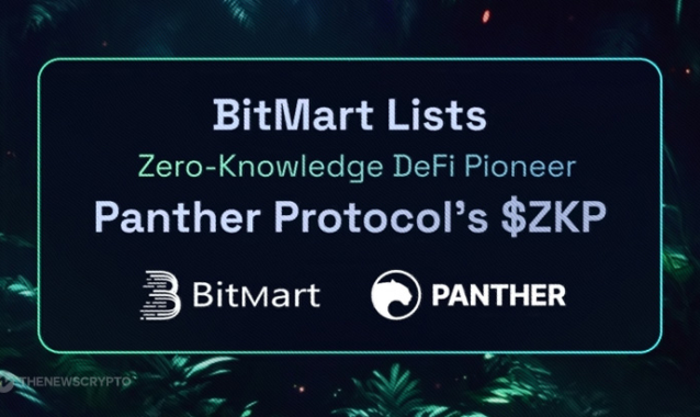 BitMart Lists Zero-Knowledge DeFi Pioneer Panther Protocol’s $ZKP