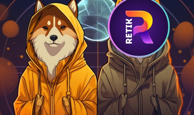 Shiba Inu (SHIB) and Retik Finance (RETIK) are two of the most searched tokens Right Now