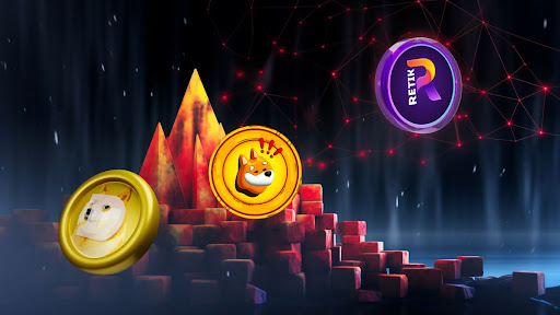 Crypto News: Dogecoin Volumes Dip as other Memecoins Flourish, Retik Finance Presale Motors Past $2 Million, Bonk on its Way up to Top 50 Tokens