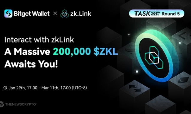 Bitget Wallet Launches Task2Get Season 5: zkLink Interaction Rewards Journey
