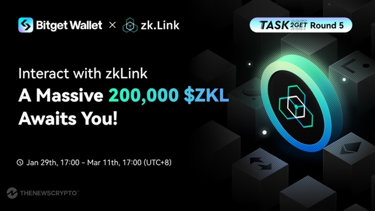 Bitget Wallet Launches Task2Get Season 5: zkLink Interaction Rewards Journey