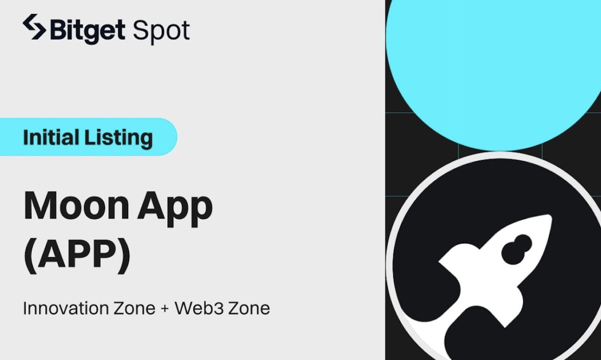 Bitget to List Moon App on Bitget Innovation Zone and Web3 Zone