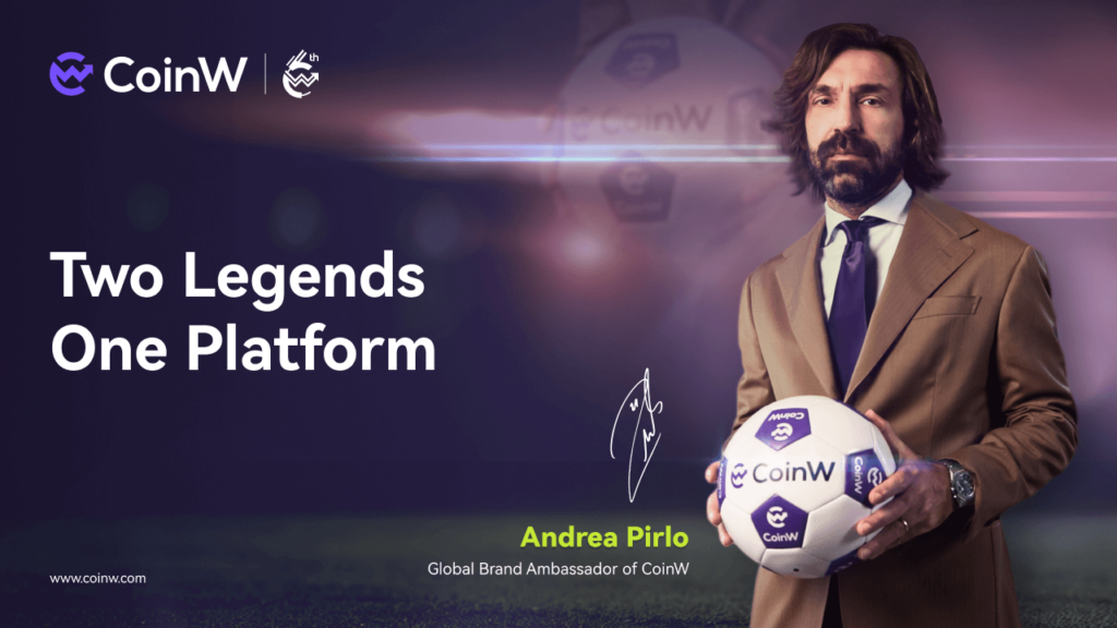 CoinW endossado por Pirlo eleva o jogo: uma lendária troca de criptografia assume o centro do palco no próximo nível de inovação 