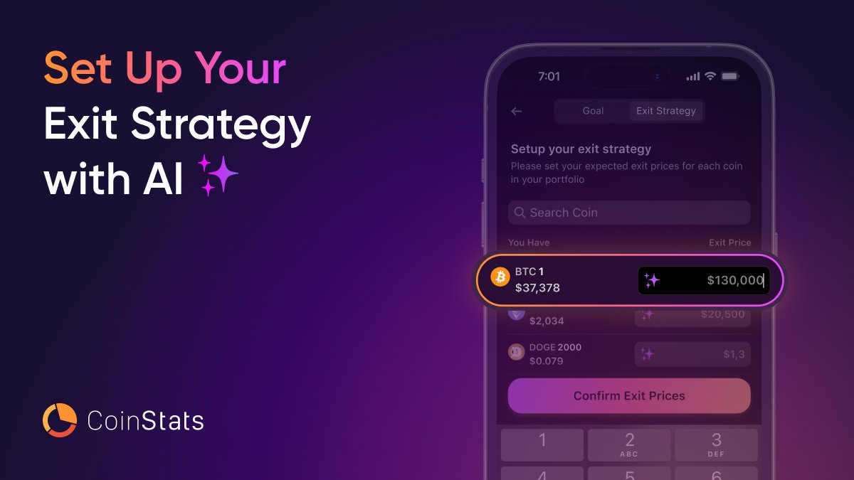 CoinStats Launches AI-Powered Exit Strategy Feature To Maximize User Profits