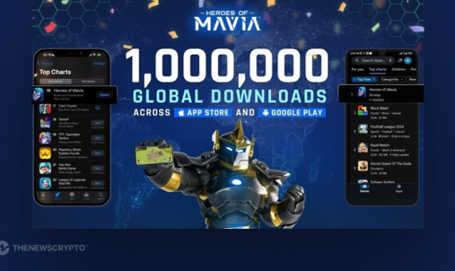 Heroes of Mavia Surpasses 1 Million Downloads, Dominates Global App Store Rankings Before Token Launch