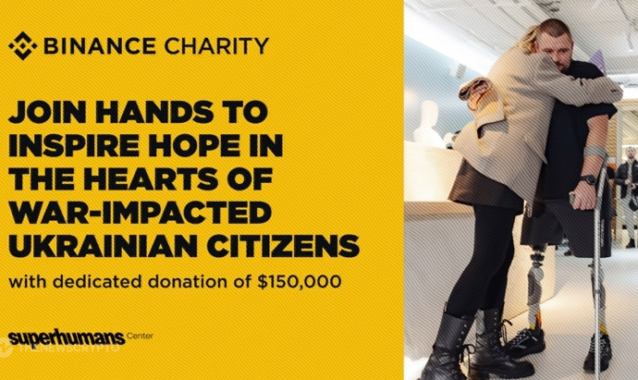 Binance Charity and Superhumans Foundation Unite to Support Ukrainian War Victims