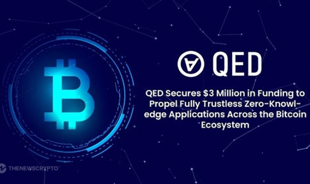 QED Secures $3 Million in Funding To Propel Fully Trustless Zero-Knowledge Applications Across the Bitcoin Ecosystem