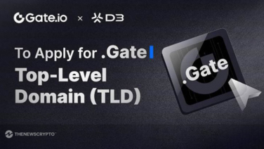 Gate.io and D3 Partner to Apply for and Obtain ‘.Gate’ Top-Level Domain