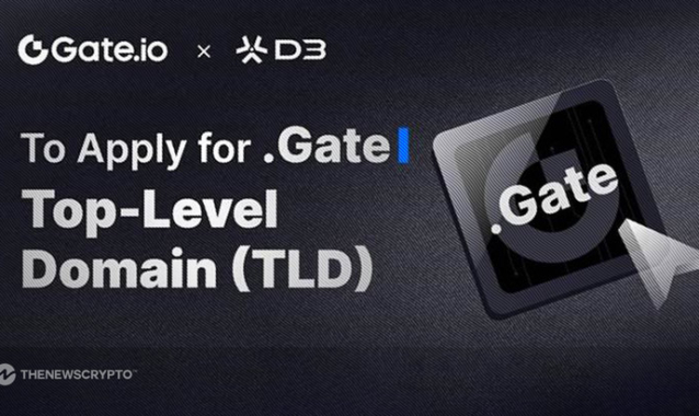 Gate.io and D3 Partner to Apply for and Obtain ‘.Gate’ Top-Level Domain