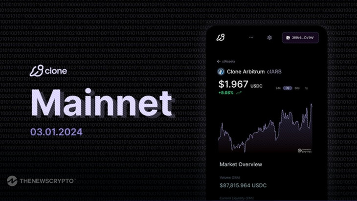 Clone Debuts Public Mainnet, Introducing Novel SUI Token to Solana's Ecosystem