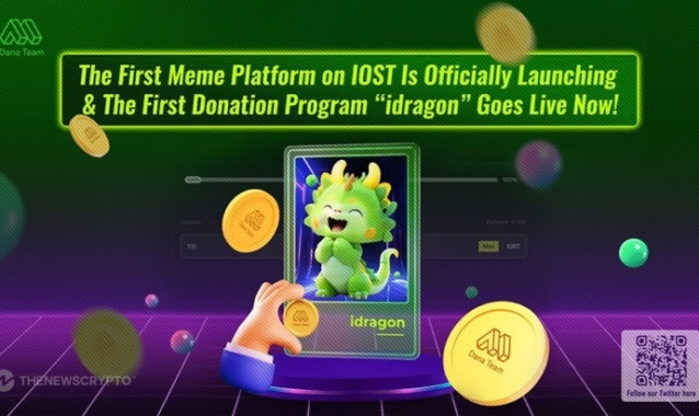 The First Meme Platform on IOST Is Officially Launching & the First Donation Program “idragon” Goes Live Now!