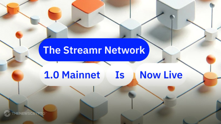 Streamr Network 1.0 Mainnet Launches, Fulfilling the 2017 Roadmap's Vision of Decentralized Data Broadcasting