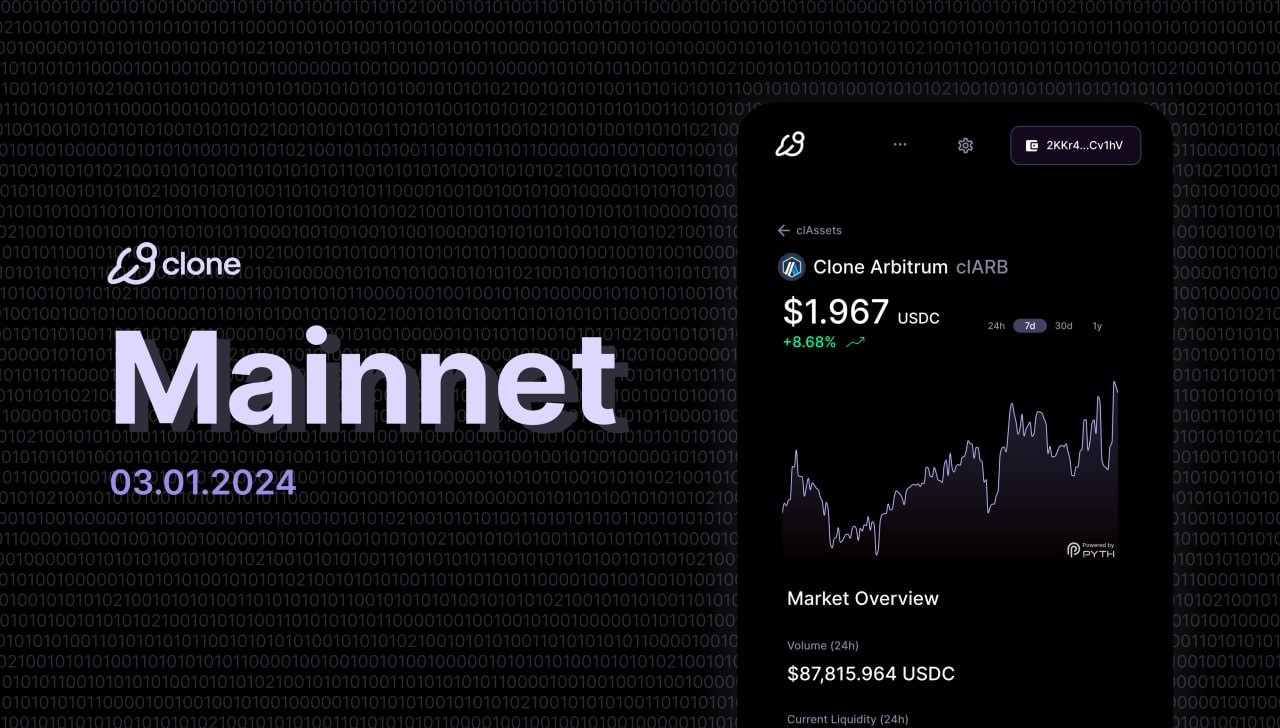 Clone Debuts Public Mainnet, Introducing Novel SUI Token to Solana’s Ecosystem