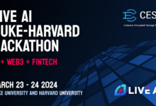 CESS Co-Hosts the Highly Competitive LIVE AI 1 Duke-Harvard Hackathon