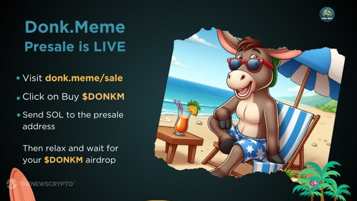 Solana Meme Coin Donk.Meme Raises 40% Of It’s Presale Target – Can $DONKM Explode After Raydium Listing?