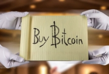 Bitcoin Sign from Janet Yellen's 2017 Congressional Hearing Sells for $1M