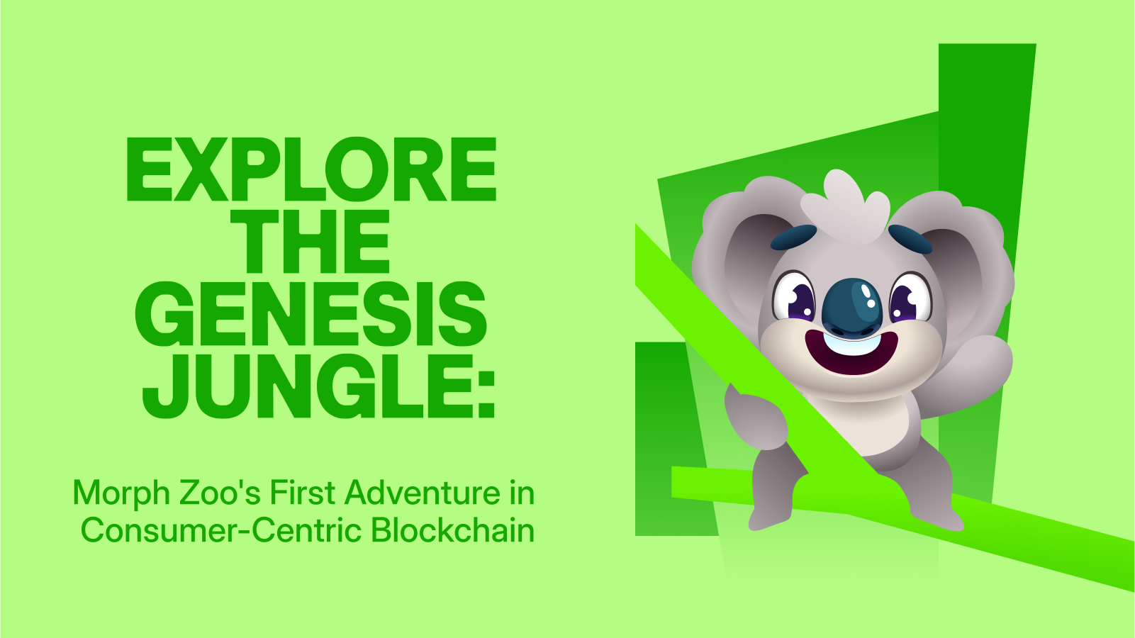 Explore The Genesis Jungle: Morph Zoos First Adventure in Consumer-Centric Blockchain