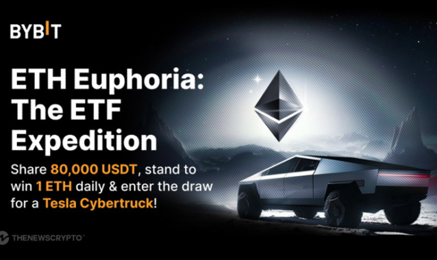 Bybit Launches "Ethereum Euphoria" Campaign, Offering Tesla Cybertruck and USDT, ETH Prizes